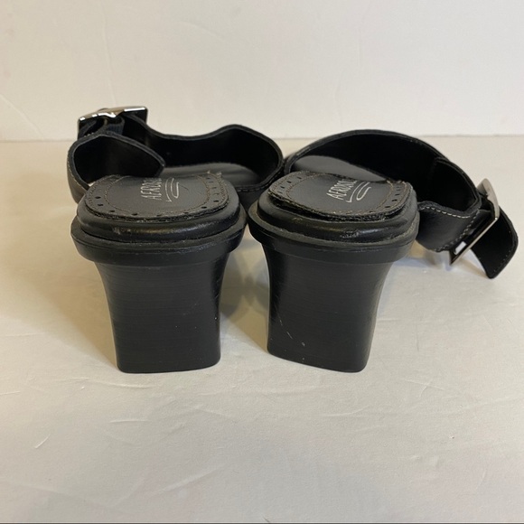 Aerosole 2” inch heel black sandals size 6 - Picture 7 of 8